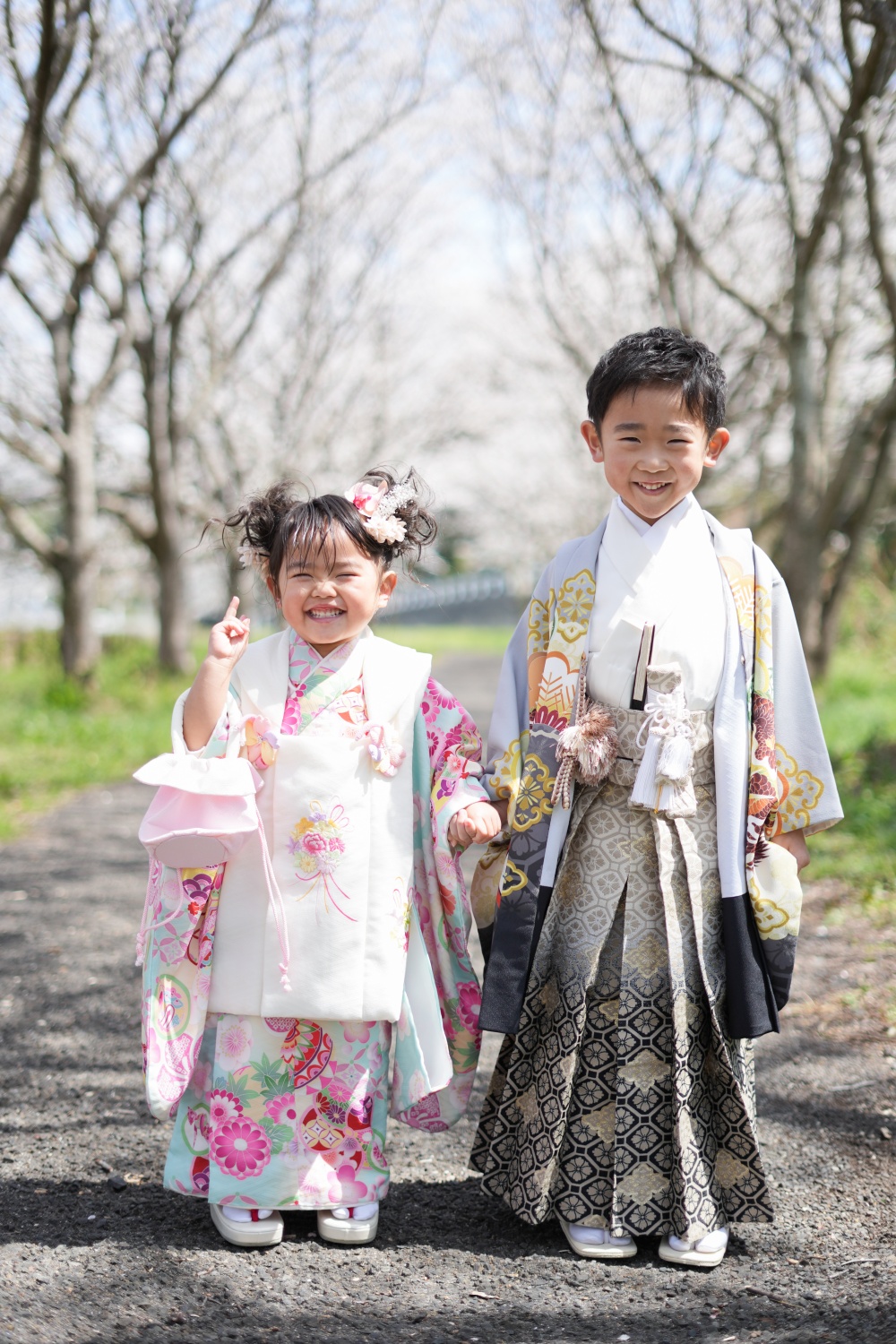 花冠をつけたお子様の撮影
