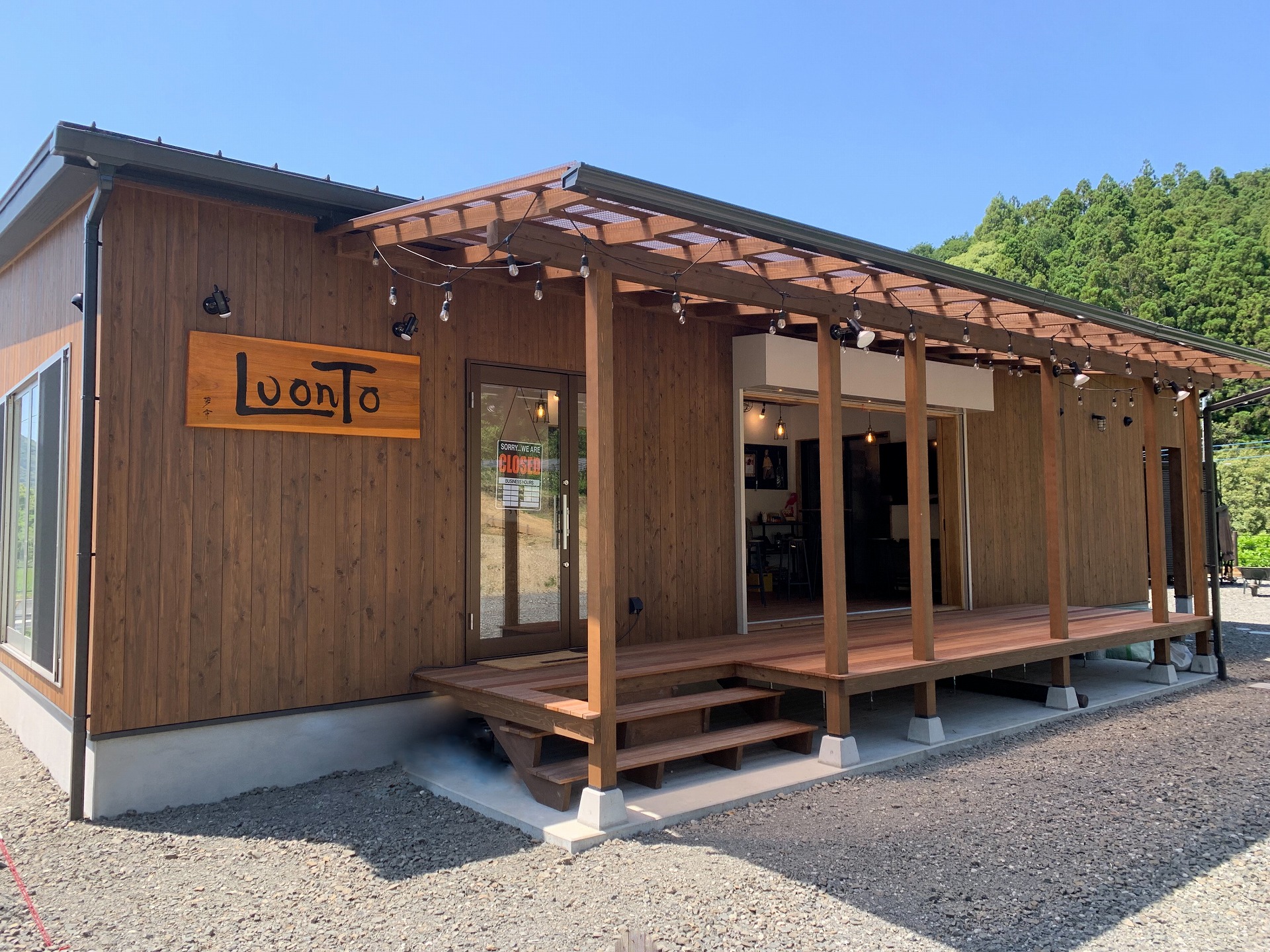 LUONTOのアウトドア空間